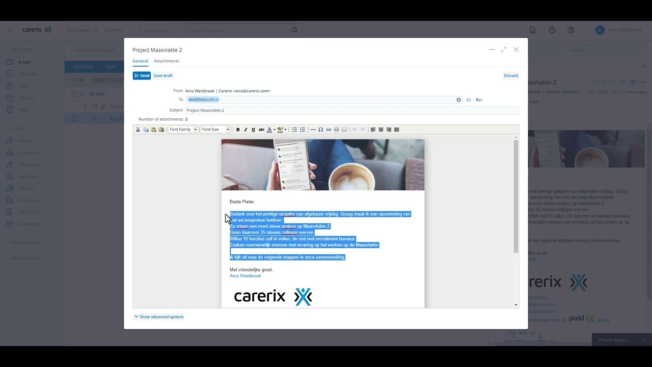 A first preview of Carerix AI - YouTube