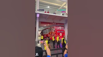 Bus Timnas U-23 Tiba di GBK