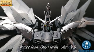 銀色電鍍高達】ガンダムベース限定 MG 1/100 Freedom Gundam silver