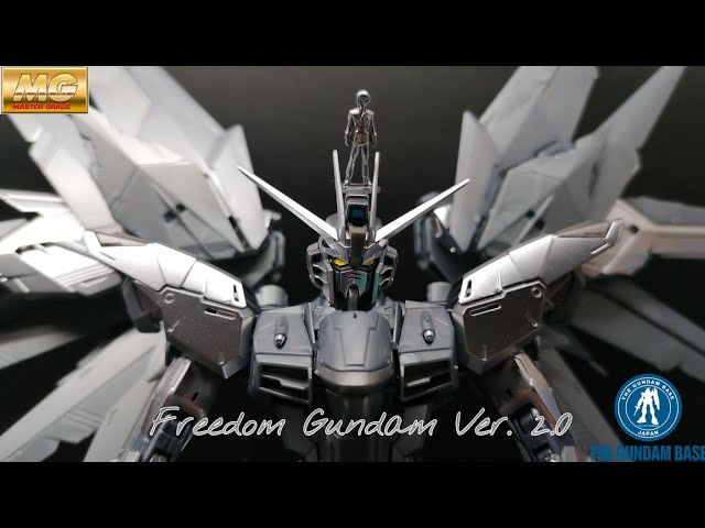 銀色電鍍高達】ガンダムベース限定 MG 1/100 Freedom Gundam silver