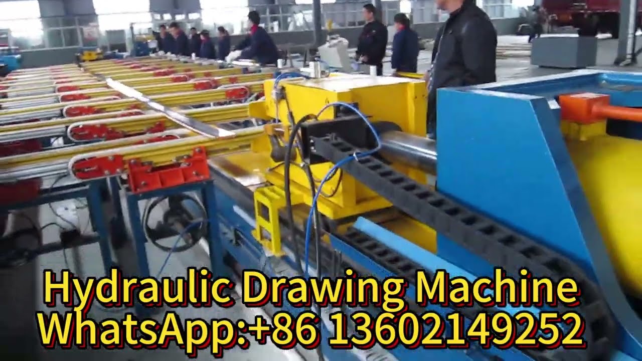 Hydraulic Drawing Machine with Continuous Extrusion Machine