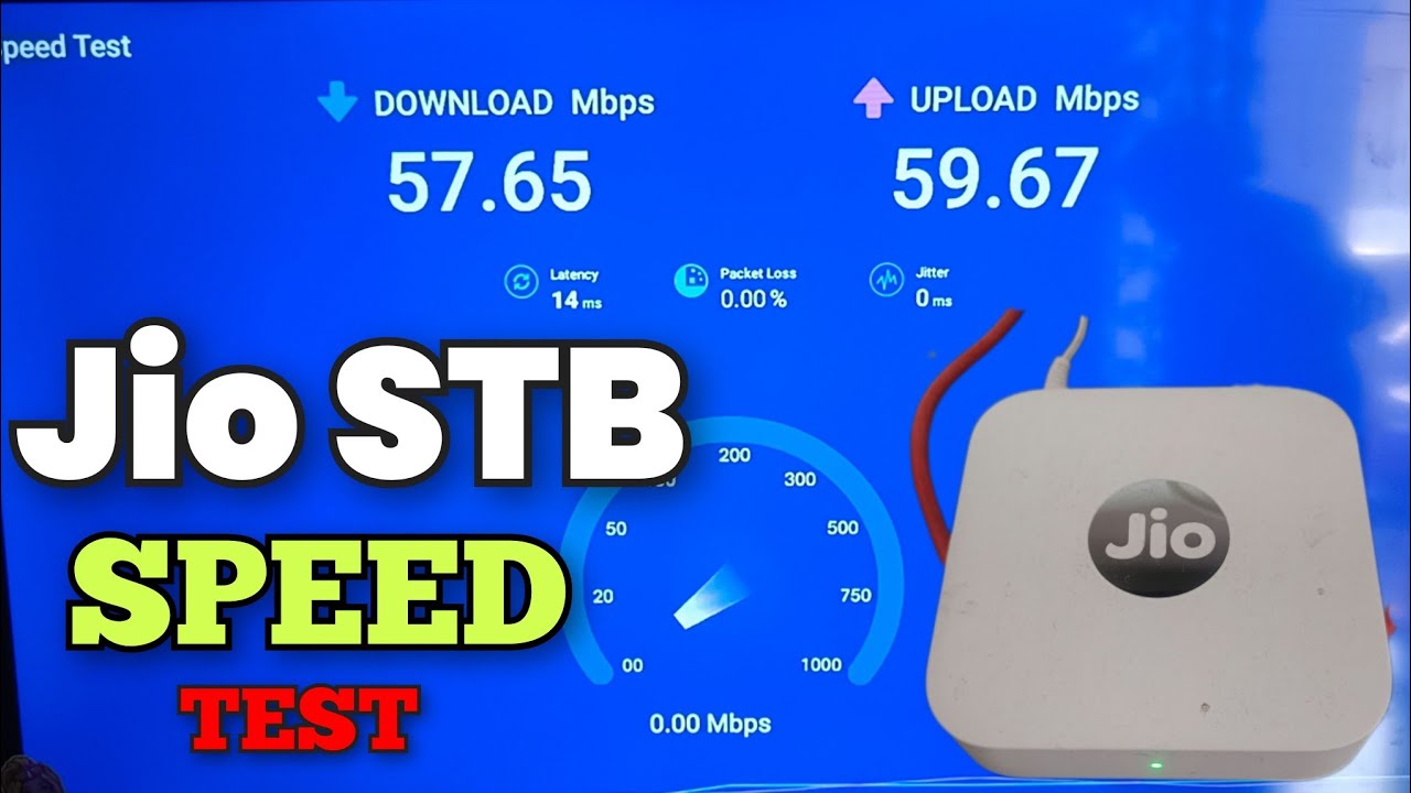 How to check the internet speed of Jio Set Top Box | Internet Speed ...