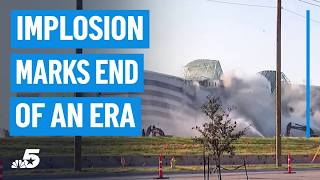Former EDS headquarters imploded to make way for new AT&T campus in Plano