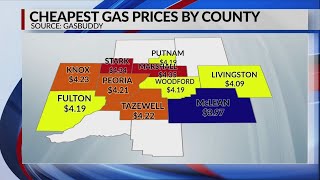 Where is the cheapest gas in Central Illinois?