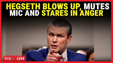 US Senate | ‘Save The Lecture’: Pete Hegseth Explodes, Turns Off Mic During Fiery Testimony