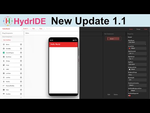 hydride new update android app maker website without coding || android app development