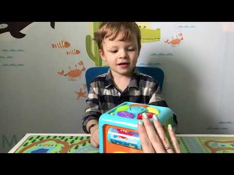 Развивающие игрушки для детей до 1 года (музыкальный кубик от WinFun)