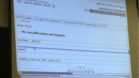 Bobby Moretti -- Introduction to Calculus with Sage
