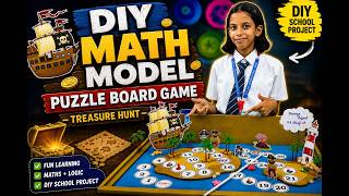 💯 School Exhibition Winner! DIY Treasure Hunt Math Game screenshot 3