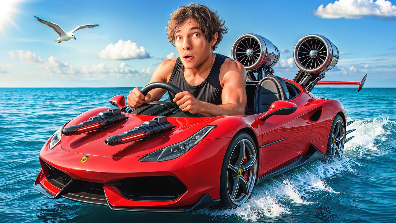 Je Teste les VÉHICULES Aquatiques les Plus IMPROBABLES ! (le 4eme va trop vite)