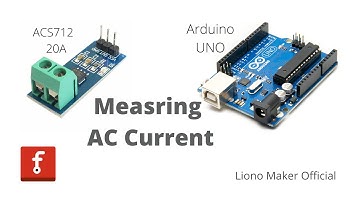 Measuring AC current using ACS712 Current sensor | Liono Maker