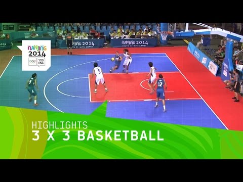 Men's And Women's 3x3 Basketball Preliminary Rounds - Highlights | Nanjing 2014 Youth Olympic Games