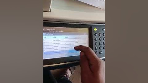 Xerox 5755 5855 tray setting tray ko program ma sy uper nechy kasy kary