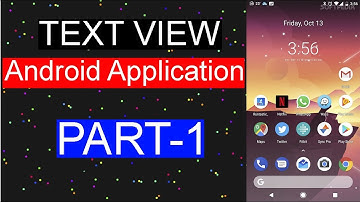 Android Bangla tutorial How to use textview in android application