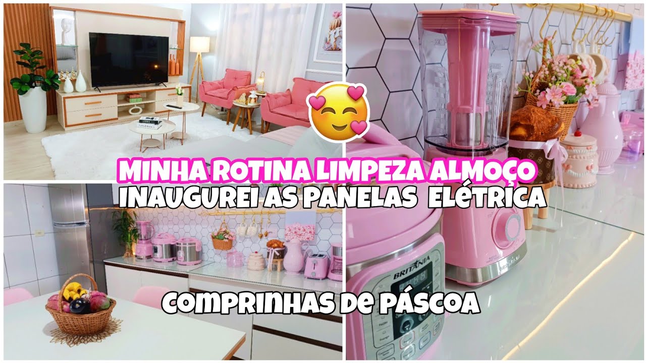 ROTINA DE DONA DE CASA 🏡 ALMOÇO CAPRICHADO LIMPEZA/ INAUGUREI AS PANELAS ELÉTRICA DA BRITANIA 
