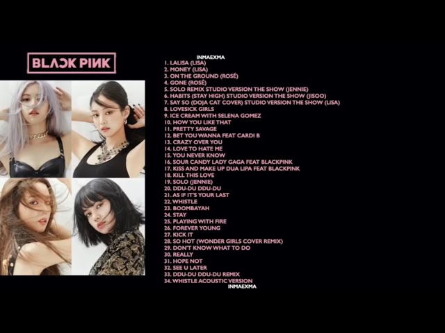 B L A C K P I N K FULL A L B U M PLAYLIST 2021 ALL SONGS UPDATED class=