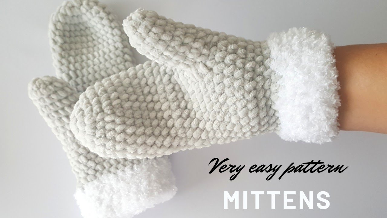 HOW TO MAKE A SIMPLE CROCHET KITCHEN / OVEN MITTENS Part 1 