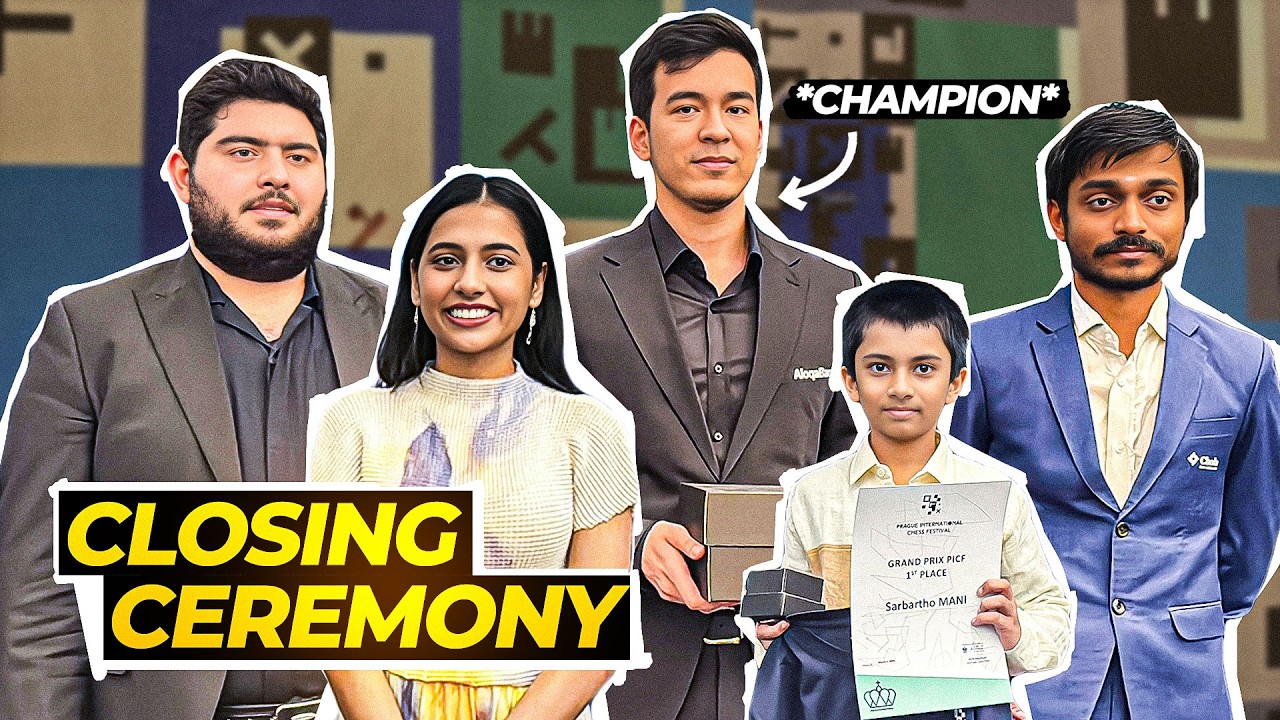 The Beautiful Closing Ceremony of Prague Chess Festival 2026