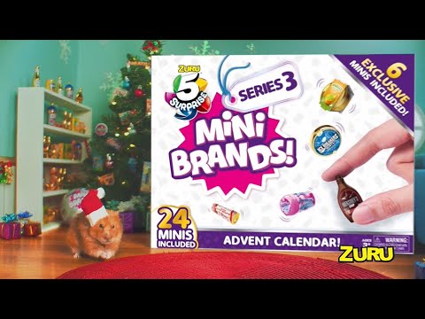 Zuru™ 5 Surprise™ Mini Brands! Series 3 Advent Calendar Blind Bag - Styles  May Vary