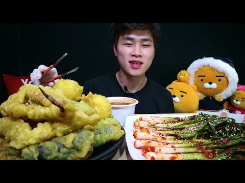 [<strong>Flower</strong> pig]꽃돼지 여수 이삭맛튀김집에서 모듬튀김에 어제담은파김치 먹방 [korean food]mukbang Eating <strong>show</strong>