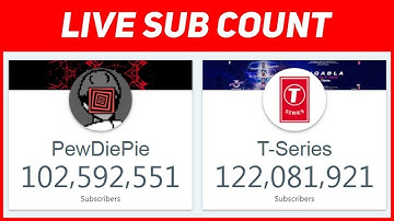 PEWDIEPIE VS T-SERIES LIVE SUB COUNT: WHO WILL PREVAIL?