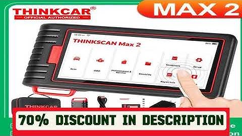 A must-have product! THINKCAR ThinkScan Max 2 Car Diagnostic Tools Full system CANFD For GM AF DPF