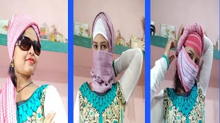 Eight Different Style Face Cover For Summer With Gamcha Care Your Face Face Cover Sunita