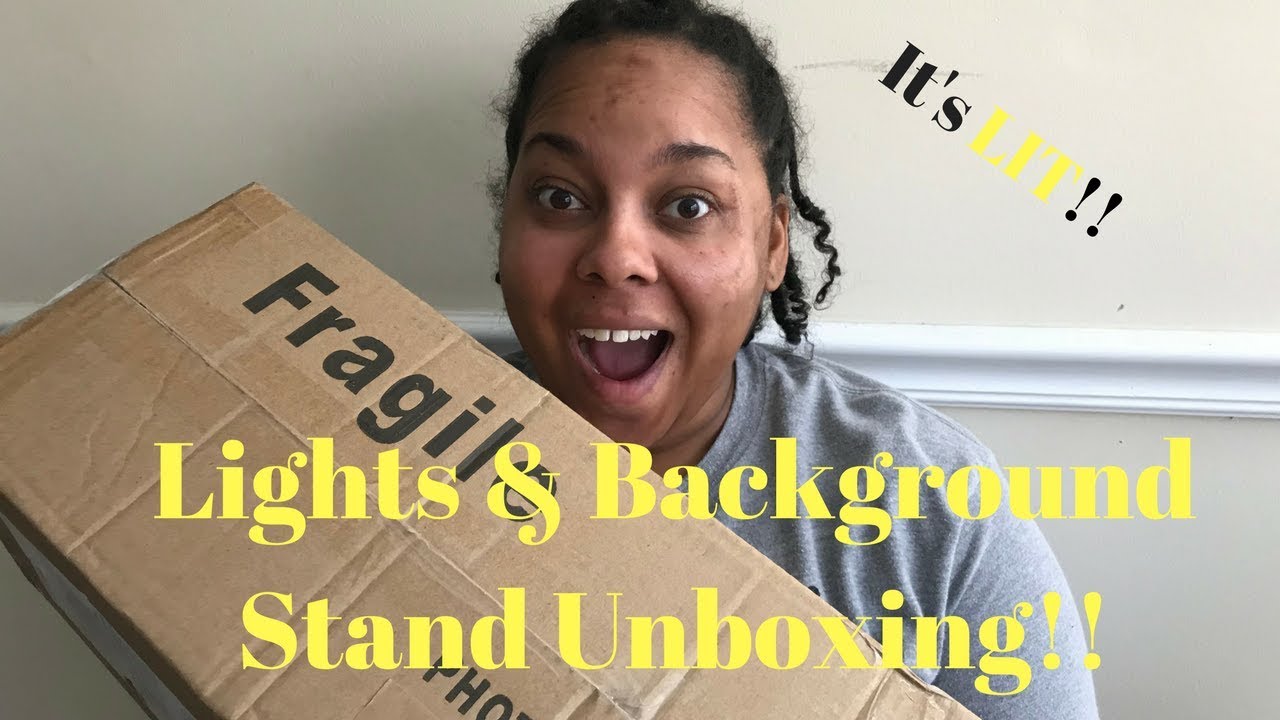 Umbrella Lights & Limo Studio Backdrop Unboxing