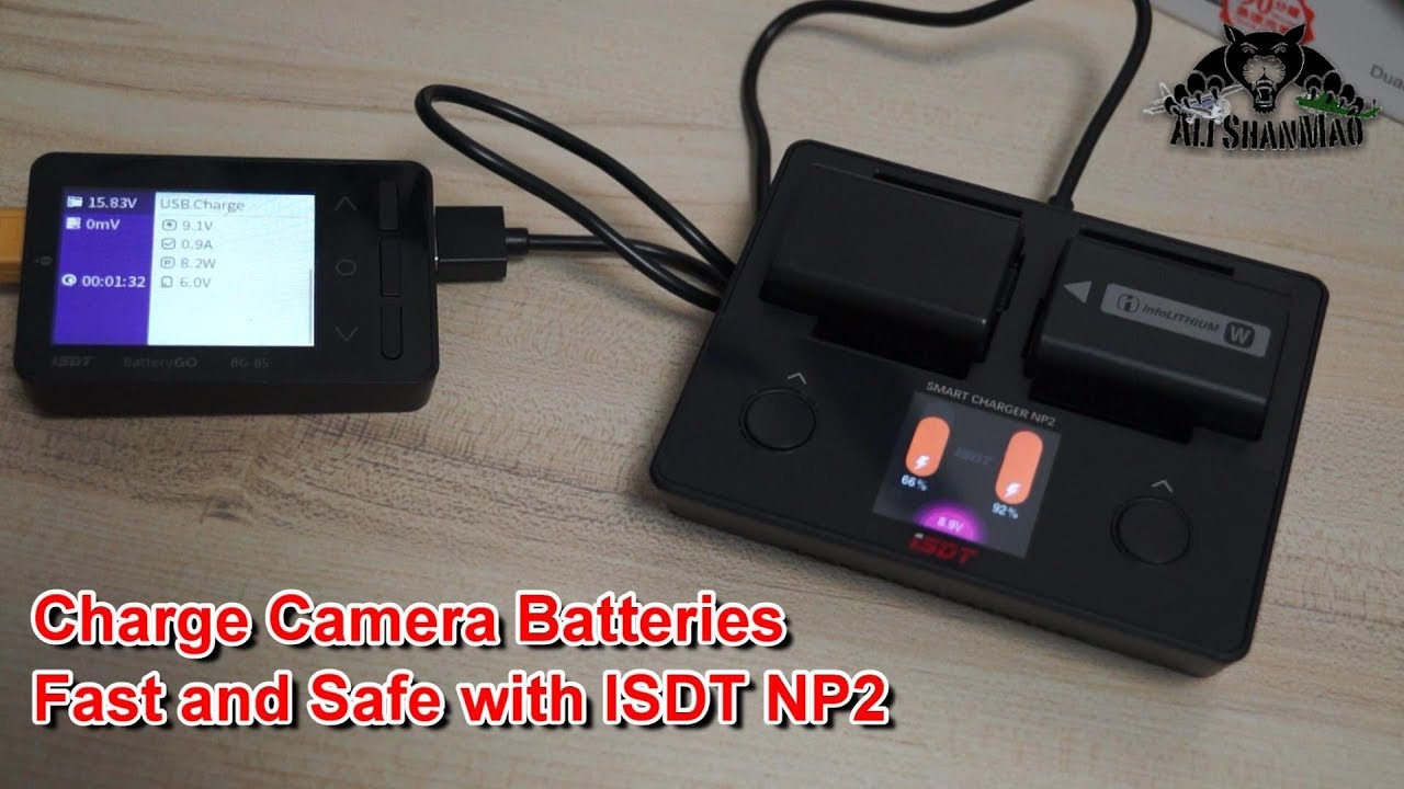 ISDT NP2 Fast and Efficient DSLR Cameras Battery Charger YouTube