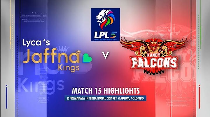 LANKA PREMIER LEAGUE 24 | Match 15 | Kandy Falcons 78/5 vs Jaffna Kings 79/6 | JK WON BY 4 WICKETS