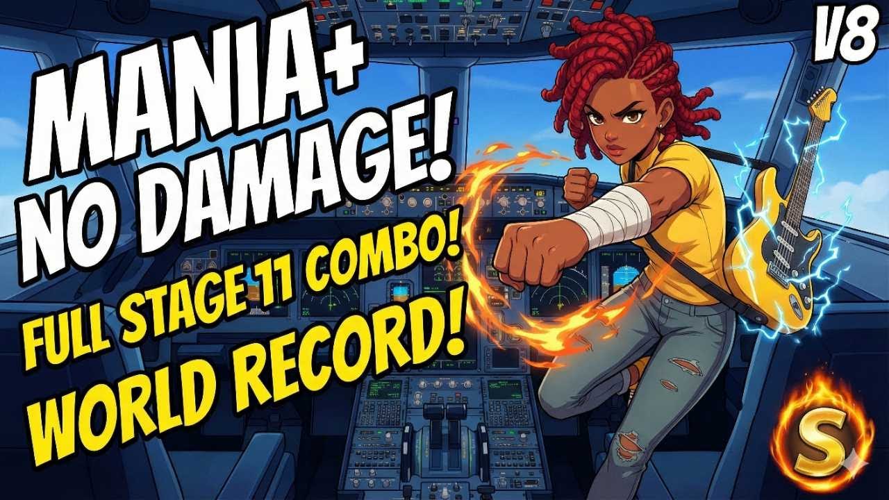 Streets of Rage 4 Cherry FULL COMBO Stage 11 WR Mania+