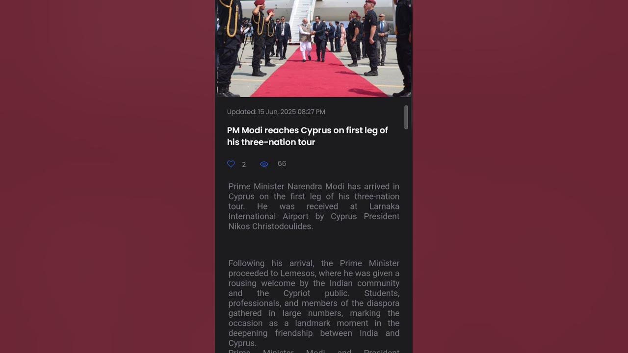 PM In Cyprus🇨🇾 - YouTube