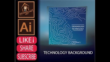How to Create Technology Background In Illustrator
