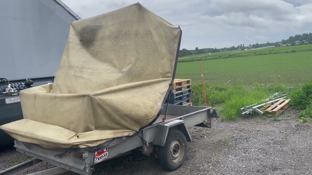 Flakvagn med fällbart kappel ÅTM 8517
