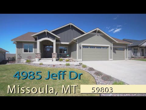 4985 Jeff Dr, Missoula, MT home video tour
