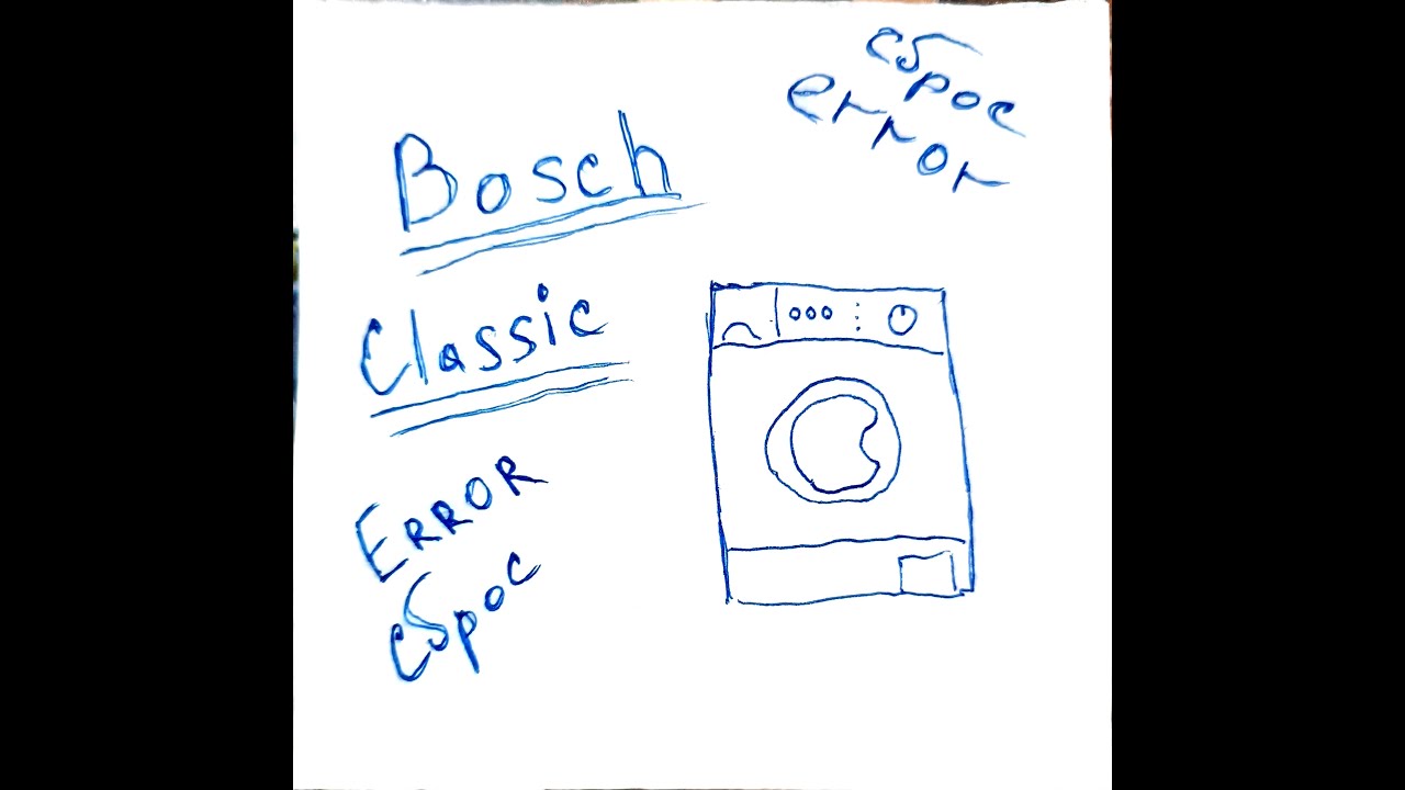 ✅ сброс ошибки на стиральной машине bosch classic