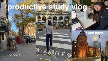 productive exam season vlog | days in my life