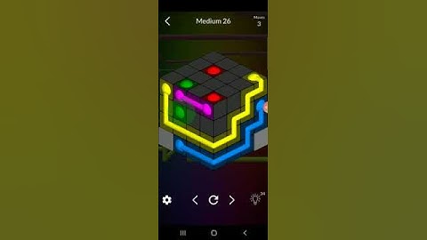 How to solve cube connect (medium level 26)