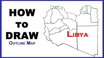 Libya: How to draw map of Libya with regions