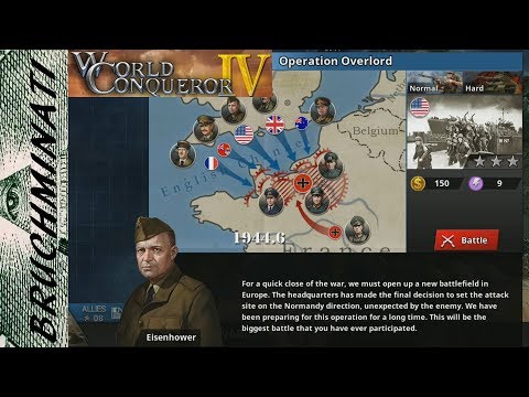 Campaign Operation Overlord #8 (No Generals) World Conqueror 4