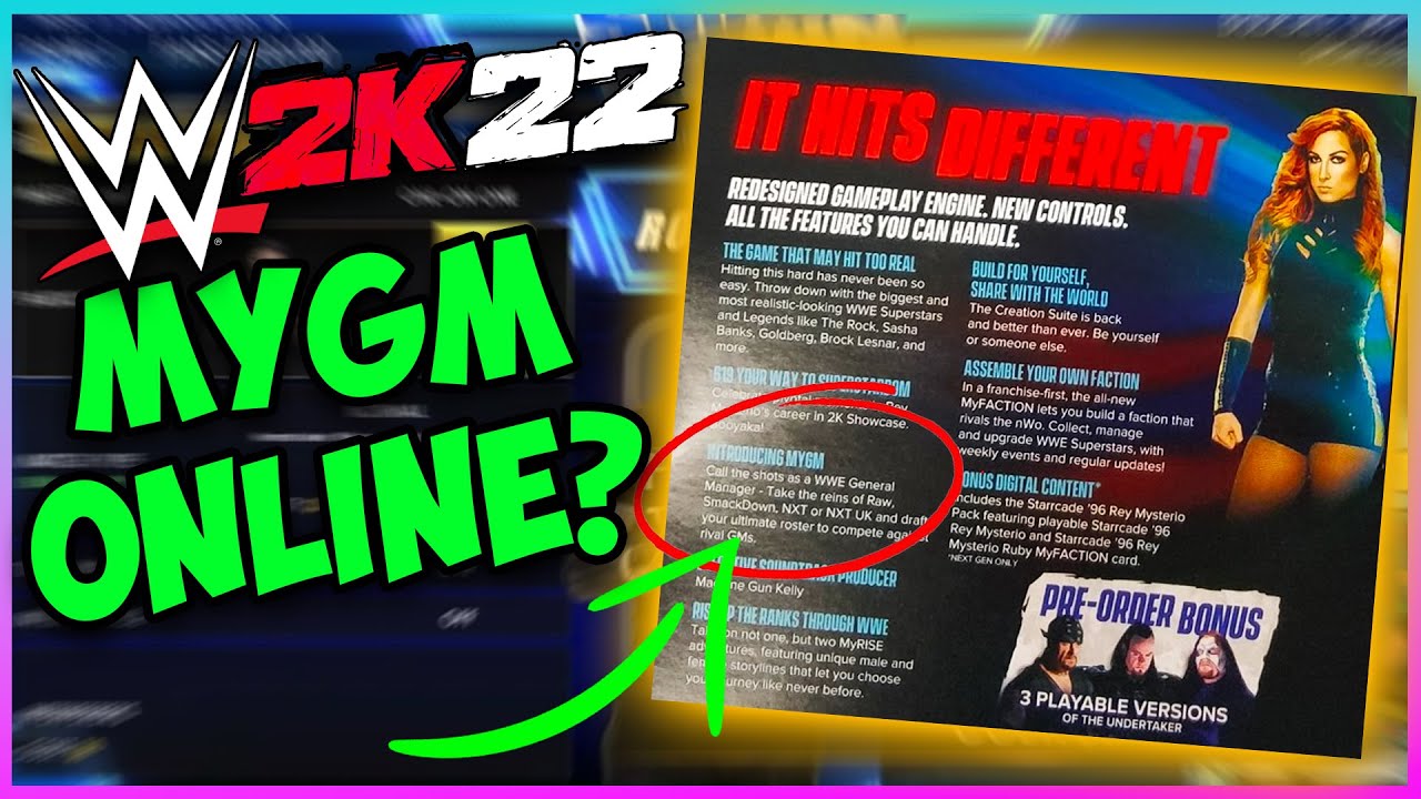 WWE 2K22 | Will MyGM (GM MODE) Have Online Play? - YouTube