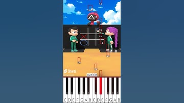 Kpop Demon Hunters — Complex Tic-Tac-Toe Squid Game (@yafofaa) - Octave Piano Tutorial