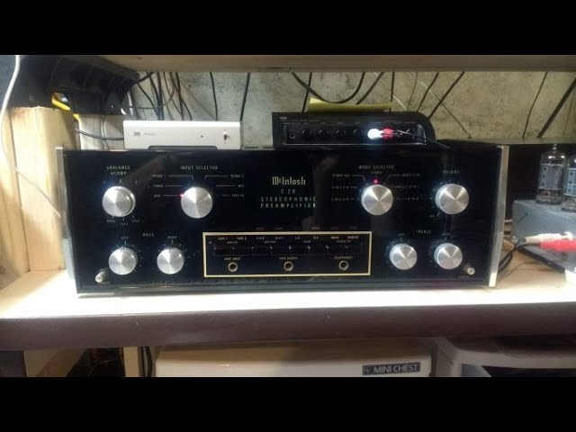 McIntosh C28 Preamp Service - YouTube