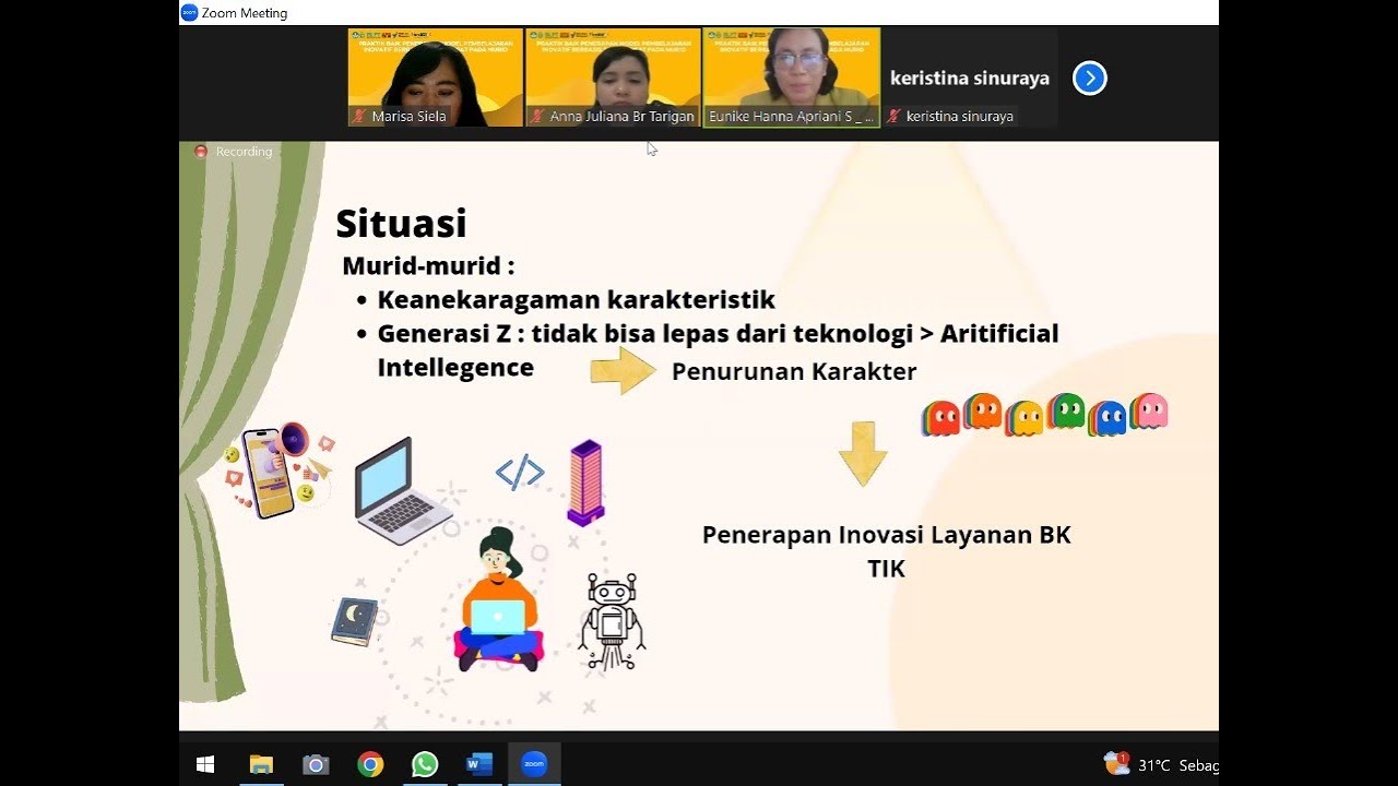Webinar Praktik Baik Penerapan Model Pembelajaran Inovatif Berbasis TIK ...