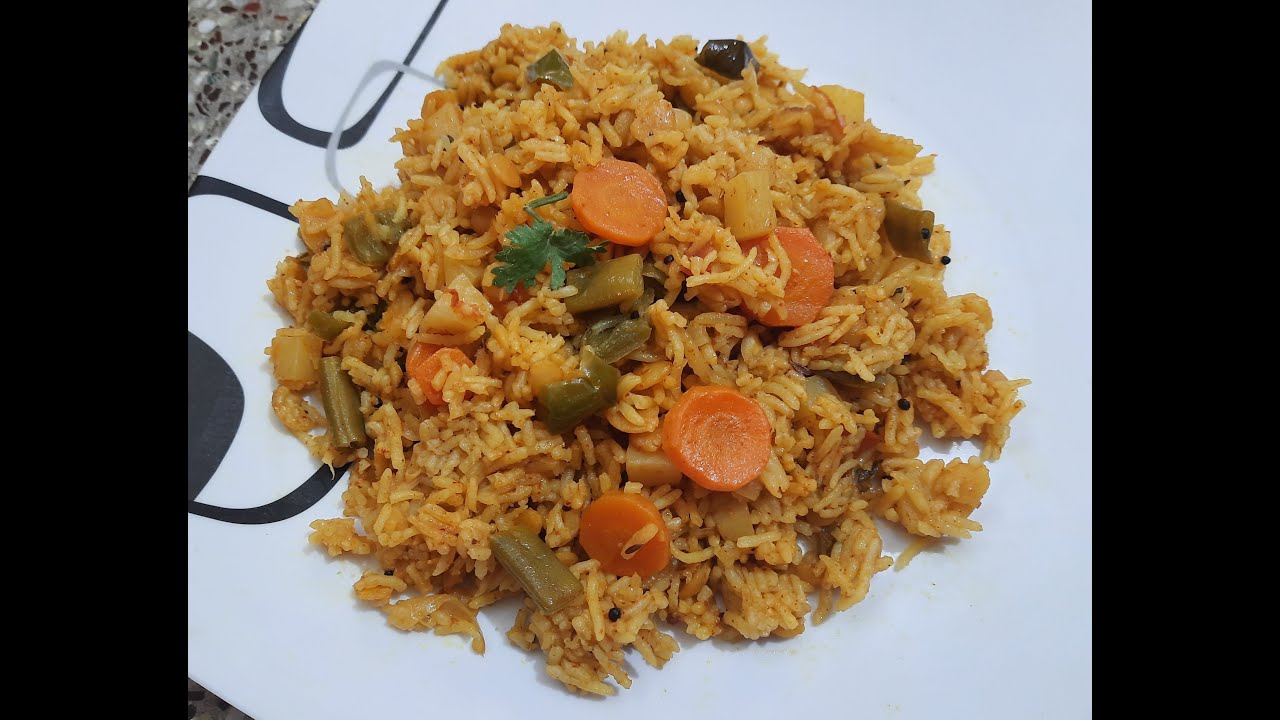 Toor Dal Vegetable Rice | Toor Dal Rice | Toor Dal Palau | Vegetable ...