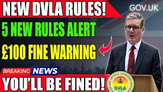 🚨 UK Driving Licence Alert 5 New DVLA Rules That Could Cost You BIG!