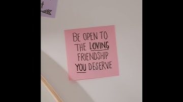 Post-it® Brand In and Out Lists - Affirmations