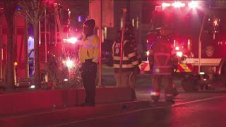Main Street closed following early morning crash in Buffalo