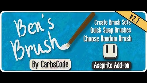 Bens Brush For Aseprite | Updated Features | Version 2.1