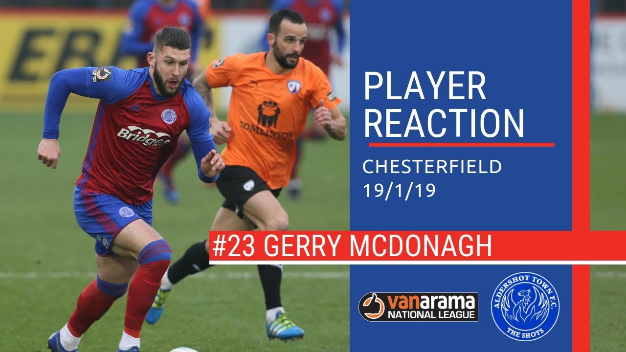 video phone lyrics ShotsTV - Gerry McDonagh reacts to Chesterfield defeat